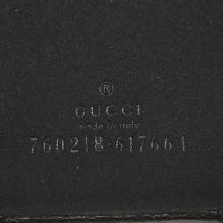 Gucci Black Jumbo GG Leather iPhone 15 Cover