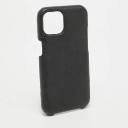 Gucci Black Jumbo GG Leather iPhone 15 Cover