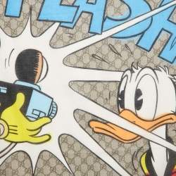 Gucci X Disney Donald Duck GG Print Cotton Scarf