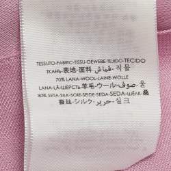Gucci Purple GG Patterned Wool Blend Scarf