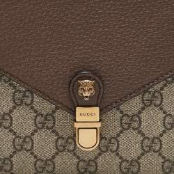 Gucci Brown/Beige GG Supreme Canvas Neo Vintage Document Holder