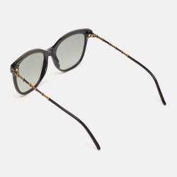 Pre Owned Gucci Black Gradient GG0654S Square Sunglasses