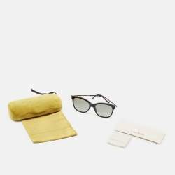 Pre Owned Gucci Black Gradient GG0654S Square Sunglasses