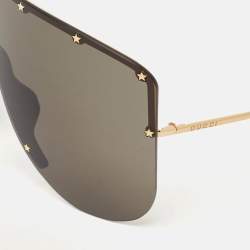 Gucci Black GG0541S Star Mark Shield Sunglasses