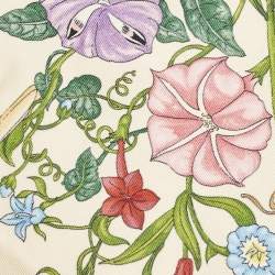 Gucci Multicolor Flora Printed Silk Maxi Twilly