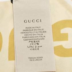 Gucci Multicolor Flora Printed Silk Maxi Twilly