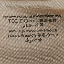 Gucci Brown GG Jacquard Wool Frayed Edge Scarf 