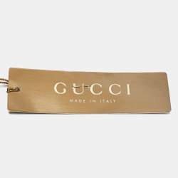 Gucci Beige GG Canvas Star Studded Military Cap S