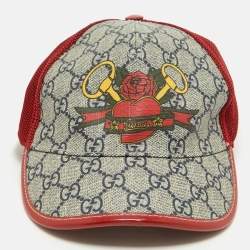  Gucci  GG Supreme Coated Canvas Baseball Hat M
