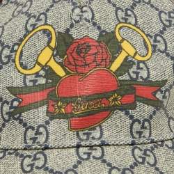  Gucci  GG Supreme Coated Canvas Baseball Hat M
