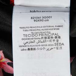 Gucci Grey GG Jacquard Wool Scarf