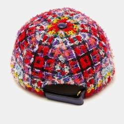 Gucci Multicolour Elevation Tweed Baseball Cap M