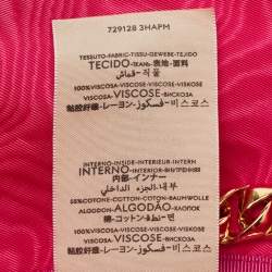 Pre Owned Gucci Pink Elevation Clock Bucket Hat M