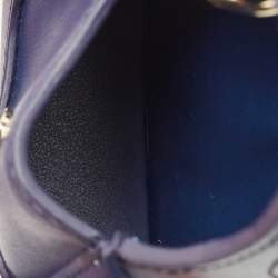 Pre Owned Gucci Blue Leather Jackie 1961 Keychain