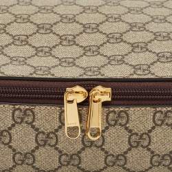 Pre Owned Gucci Beige/Brown GG Supreme Canvas Mini Packing Cube