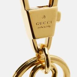 مملوكة مسبقًا Gucci Horsebit Gold Tone Keychain