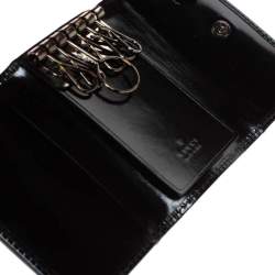 مملوكة مسبقًا حافظة مفتاح غوتشي كانفاس إمبرايم جي جي سوداء