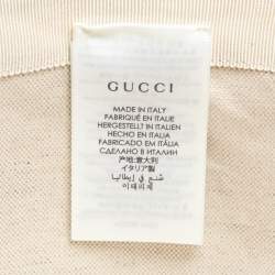 Pre Owned GG Beige Cotton Blend Flora Print Bucket Hat XL