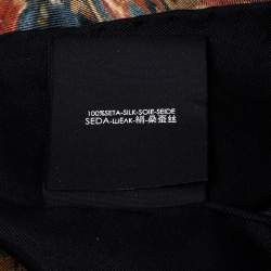 مملوكة مسبقًا Gucci Multicolored Printed Silk Garden Square Scarf