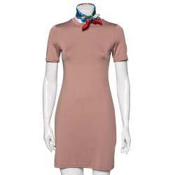 مملوكة مسبقًا Gucci Blue Flora Snake Print Silk Scarf