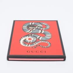 Pre Owned Gucci Cream and Red GG Ghost Print Modal & Silk Blend Scarf 