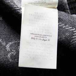 مملوكة مسبقًا Gucci Grey GG Jacquard Wool Scarf