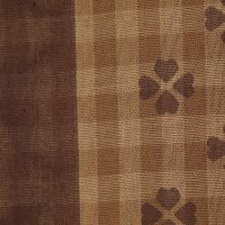 Gucci Beige & Brown Printed Cotton Fringed Scarf