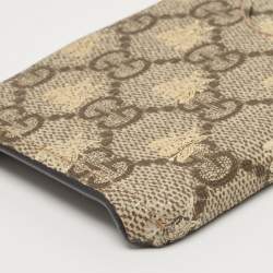 Gucci Beige GG Supreme Canvas Bee iPhone 7 Plus/8 Case