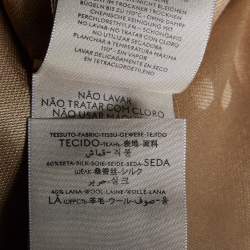 مملوكة مسبقًا Gucci Beige Logo Jacquard Wool & Silk Shawl