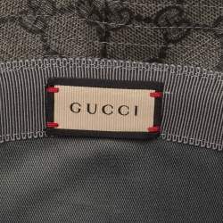 Pre Owned Gucci Grey GG Supreme Coated Canvas Bucket Hat M