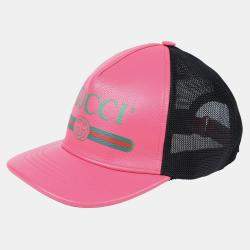 Pre Owned Gucci Pink Baseball Hat M