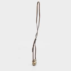 Gucci Beige/Brown GG Supreme Canvas GG Marmont Airpods Case with Strap