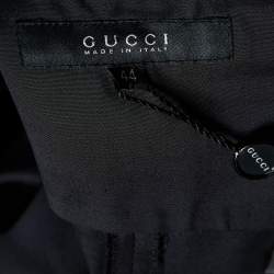 Gucci Dark Grey Crepe Boot Cut Pants M