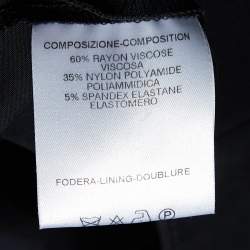 Gucci Dark Grey Crepe Boot Cut Pants M