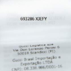 Pre Owned Gucci GG Stretch Rib Knit Crop Tank Top S