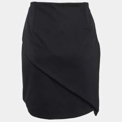 Gucci Black Asymmetric Mini Skirt M