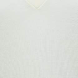 Gucci Cream Horsebit Intarsia Wool Rib Jumper XS