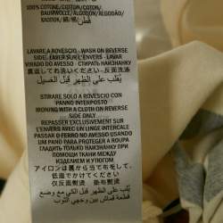Gucci Cream Tiger Print and Sequined Cotton Oversize T-Shirt S