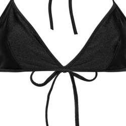 Gucci Black Jersey Interlocking G Bikini L