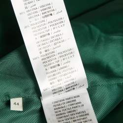 Gucci Dark Amarant Bee Stars Velvet Martingale Coat M