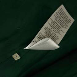 Gucci Dark Amarant Bee Stars Velvet Martingale Coat M