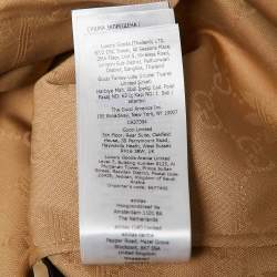 Gucci x Adidas Brown GG and Trefoil Jacquard Button-Up Shirt M