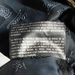 Gucci Brown Real Fur Hooded Coat XXXL