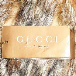 Gucci Brown Real Fur Hooded Coat XXXL