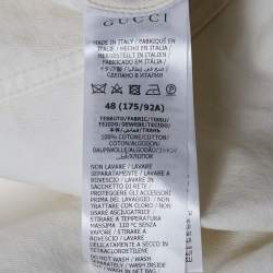 Gucci White Denim Jacket and Jeans Set L Waist 34"