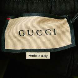 Gucci Green Nylon Quilted Mini Skirt XS