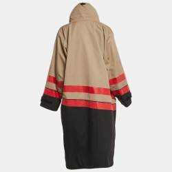 Gucci Brown Technical Cotton Twill The Hacker Project Coat XS