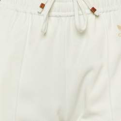 Gucci x Adidas White Jersey Striped Track Pants S