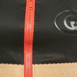 Pre Owned Gucci Black Jersey Zip-Up Sports Bra S
