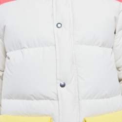 Pre Owned Gucci x The North Face Multicolor Nylon Puffer Down Jacket XS